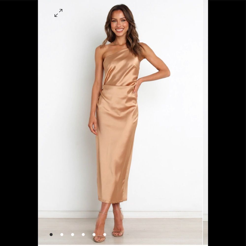 LUELLA DRESS - GOLD